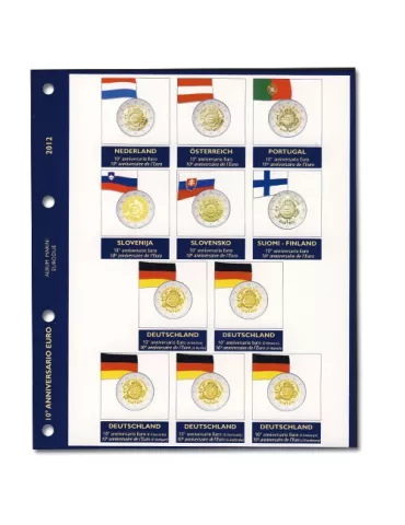 Recharges 2 EUROS commémoratifs 2012 - MARINI® (10 ans de l´Euro)