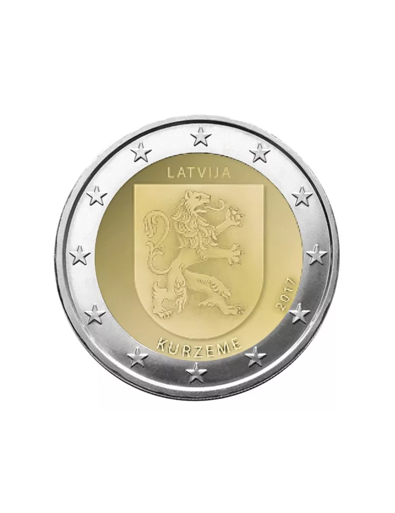 2 EURO COMMEMORATIVE 2017 : LETTONIE (ARMOIRIES DE KURZEME)
