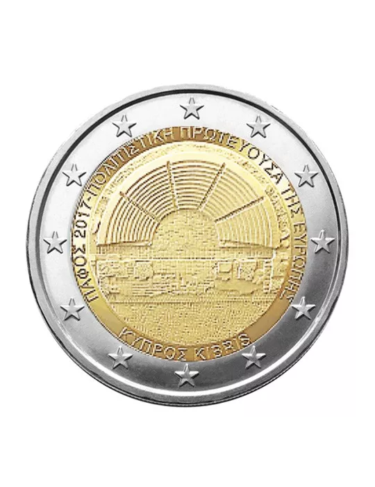 2 EURO COMMEMORATIVE 2017 : CHYPRE (PAPHOS CAPITALE DE LA CULTURE)