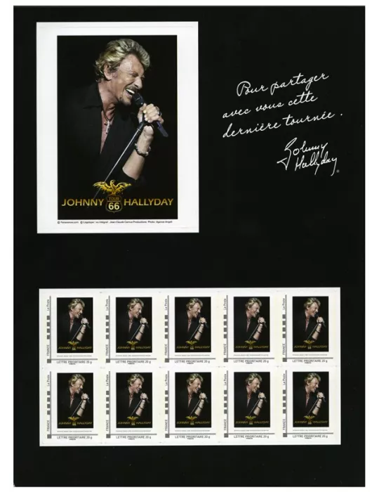 FRANCE : Collector Johnny Hallyday
