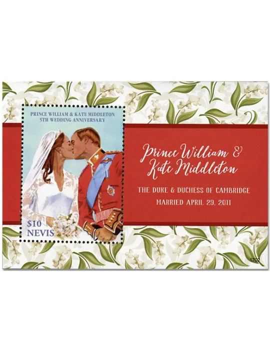 n° 377 - Timbre NEVIS Blocs et feuillets