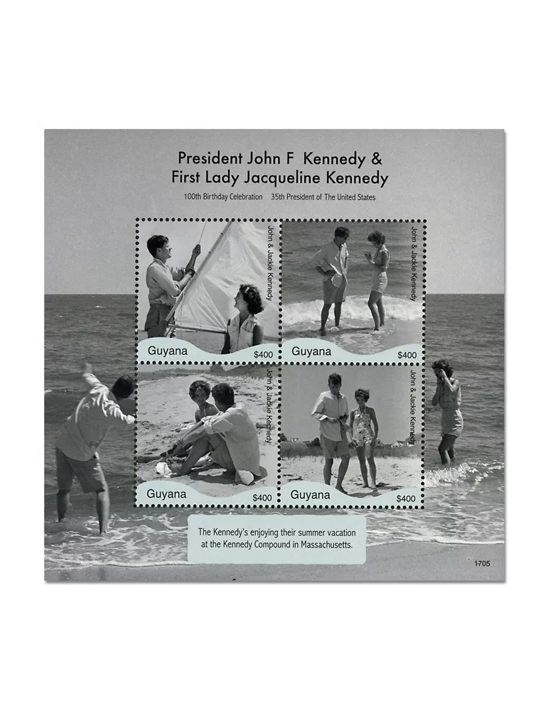 n° 6825/6828 - Timbre GUYANA Poste