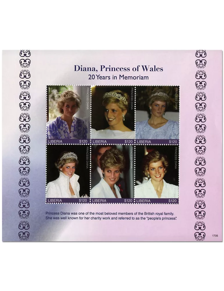 n° 5885/5890 - Timbre LIBERIA Poste