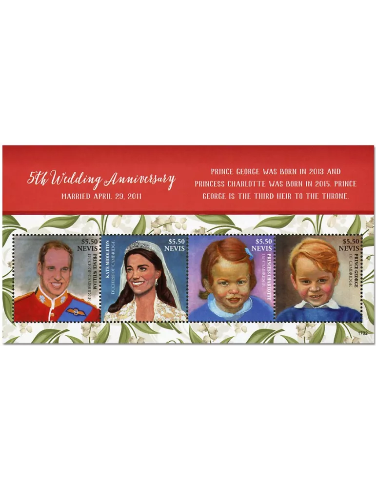 n° 2632/2635 - Timbre NEVIS Poste