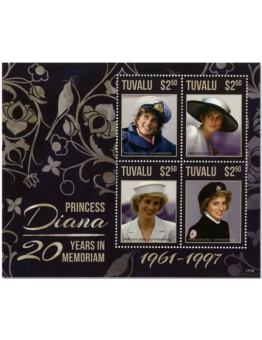 n° 1952/1955 - Timbre TUVALU Poste