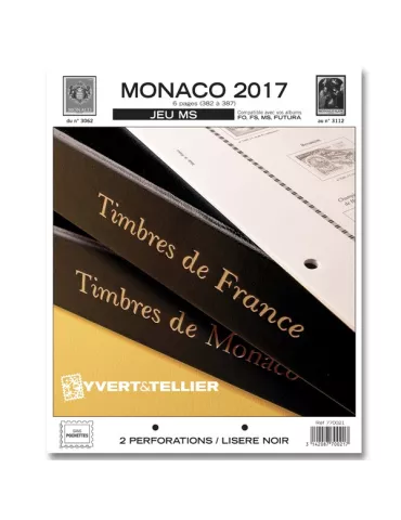 MONACO MS : 2017 (JEUX SANS POCHETTES)