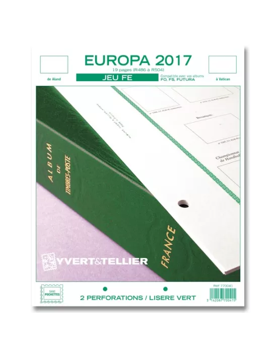 EUROPA FE : 2017 (JEUX SANS POCHETTES)