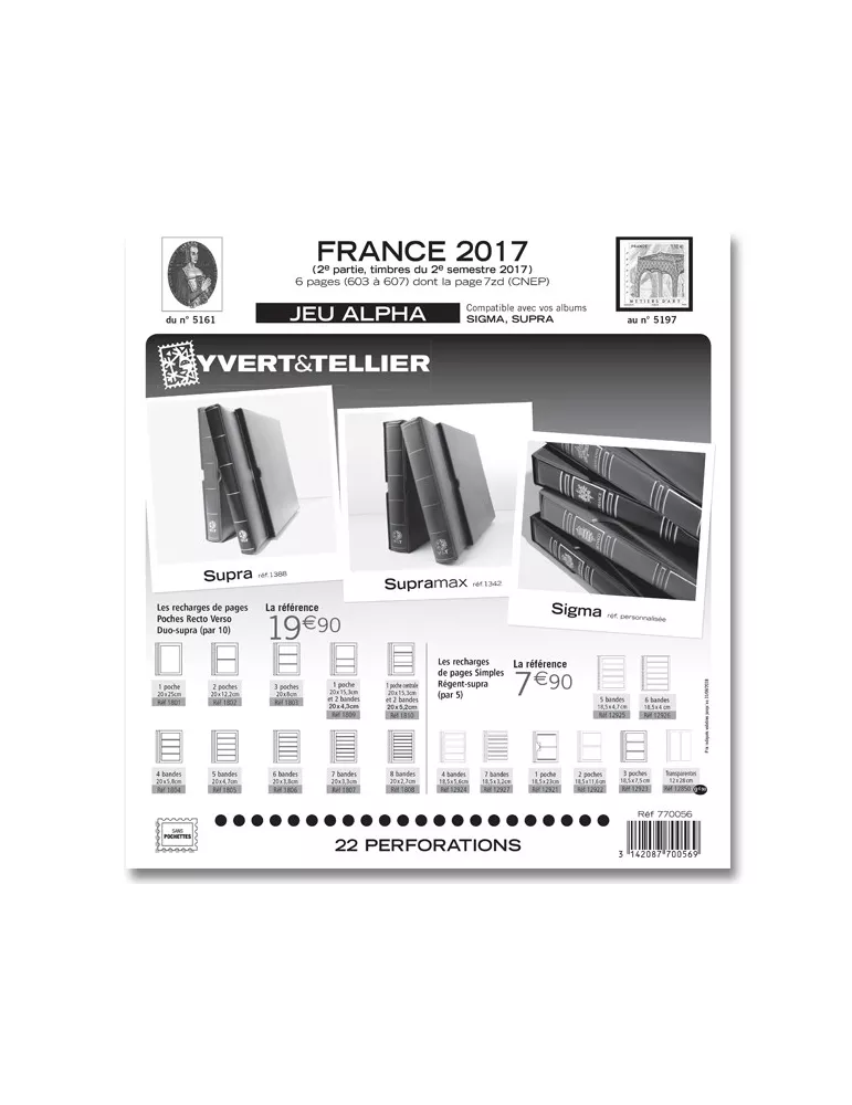 FRANCE ALPHA : 2017 - 2E SEMESTRE (JEUX SANS POCHETTES)