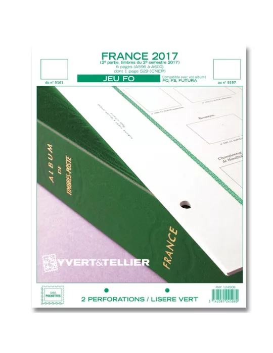 FRANCE FO : 2017 - 2E SEMESTRE (JEUX SANS POCHETTES)