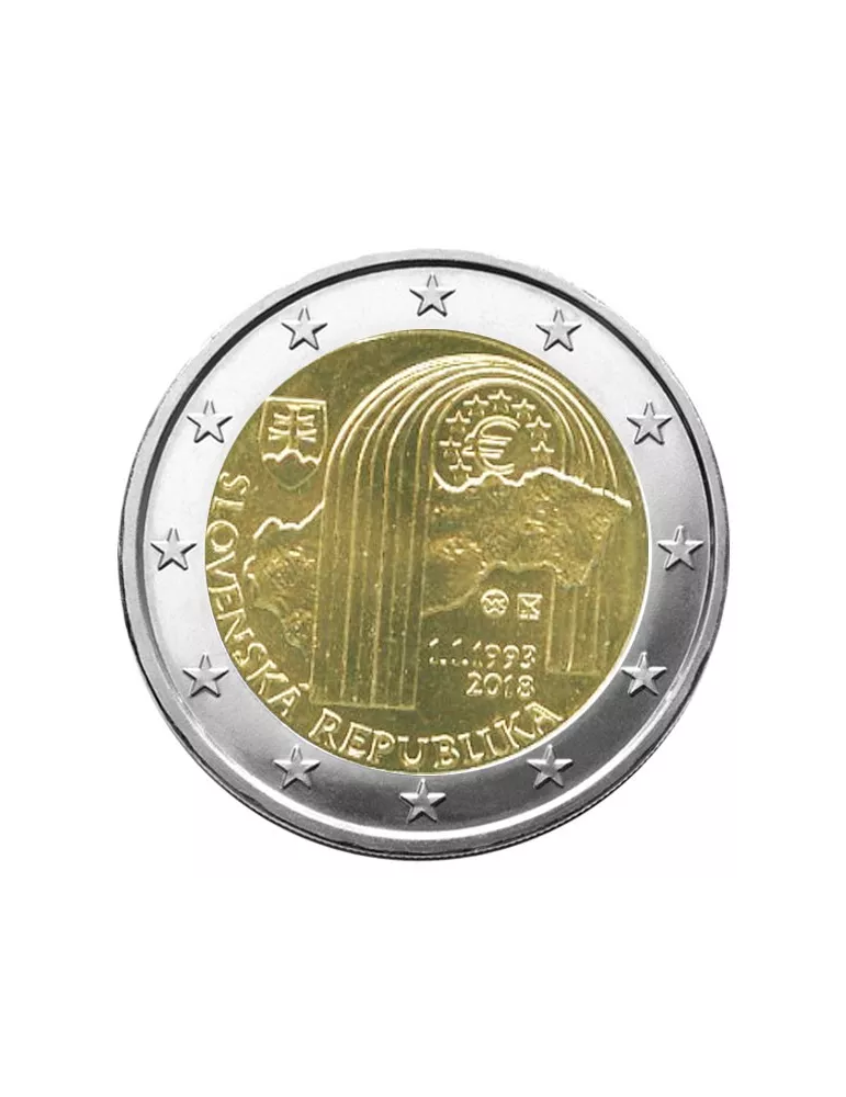 2 EURO COMMEMORATIVE 2018 : SLOVAQUIE (25 ans République Slovaque)