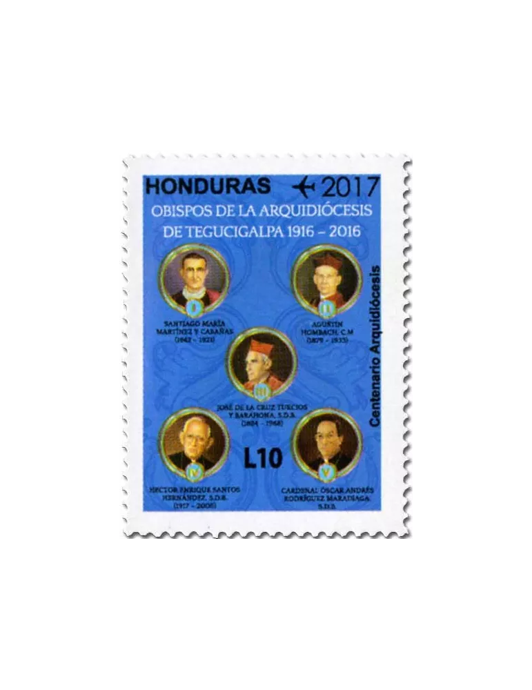 n° 1440/1448 - Timbre HONDURAS Timbres pour poste aérienne
