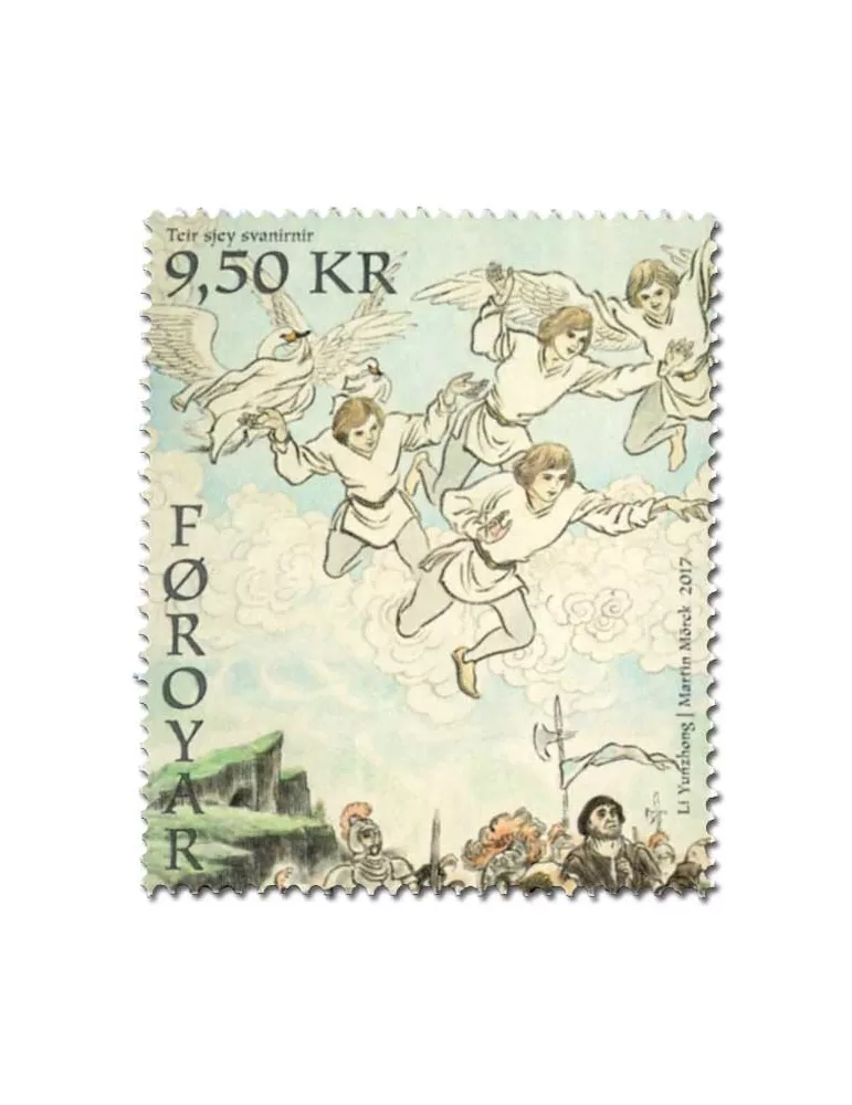 n° 896/897 - Timbre ILE FEROE Poste