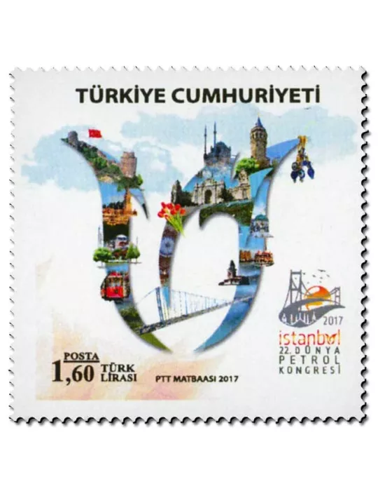 n° 3837 - Timbre TURQUIE Poste