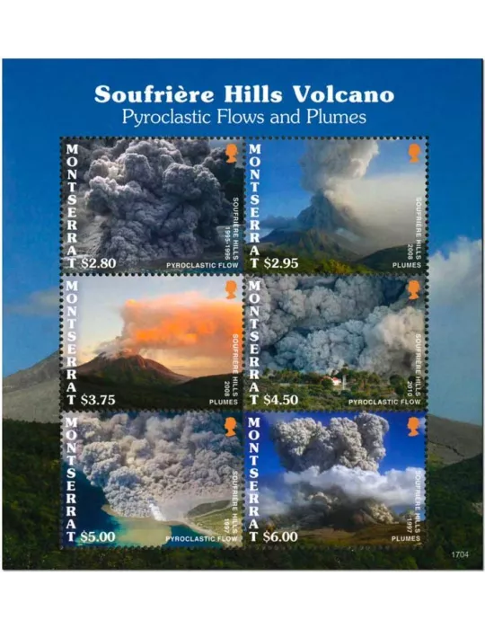 n° 1624/1629 - Timbre MONTSERRAT Poste