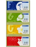 n° 37/40 - Timbre ILE FEROE Timbres de distributeurs