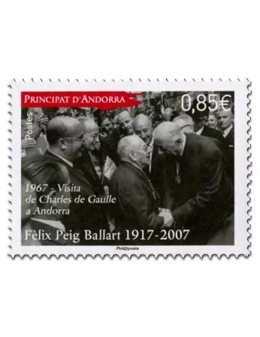 n° 803 - Timbre Andorre Poste