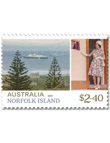 n° 1243/1244 - Timbre NORFOLK Poste 2
