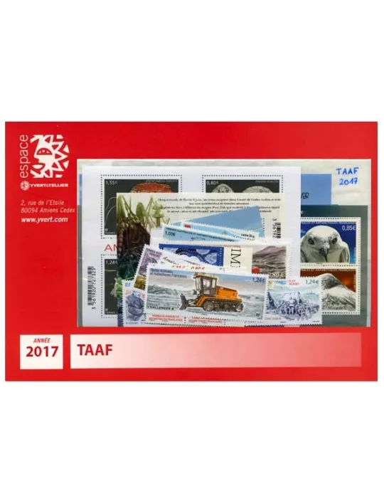 n° 795/844 - Timbre TAAF Année complète (2017)