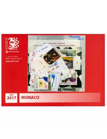 n° 3062/F3115 - Timbre Monaco Année complète (2017)