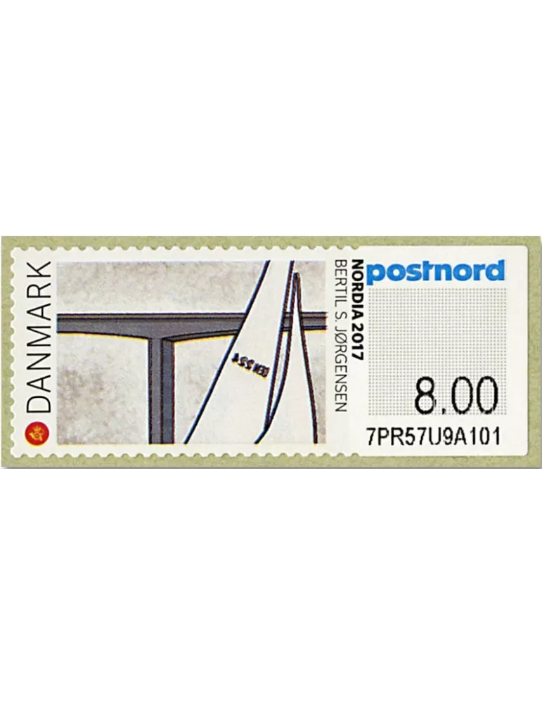 n°133 - Timbre DANEMARK Timbres de distributeurs