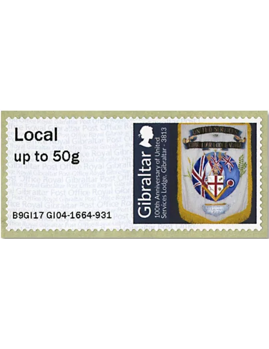 n°71/76 - Timbre GIBRALTAR Timbres de distributeurs