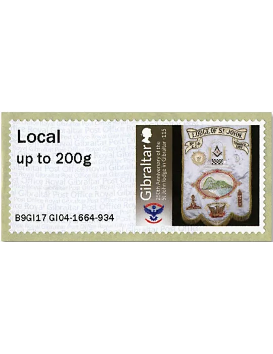 n°71/76 - Timbre GIBRALTAR Timbres de distributeurs