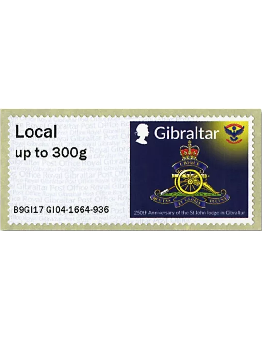 n°71/76 - Timbre GIBRALTAR Timbres de distributeurs