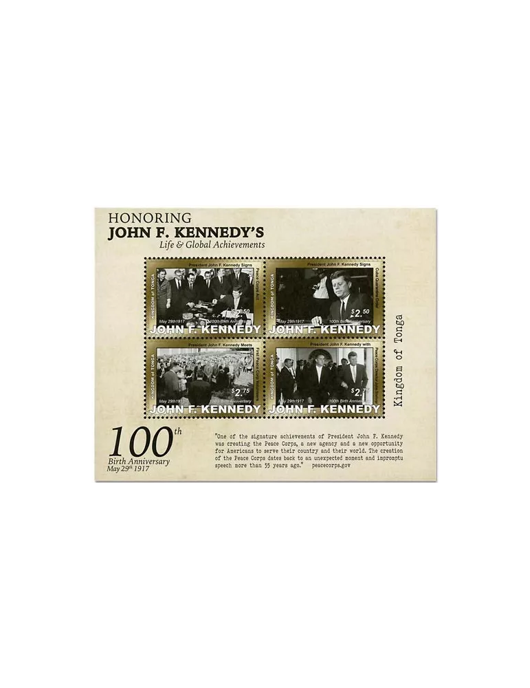 n°95 - Timbre TONGA Blocs et feuillets