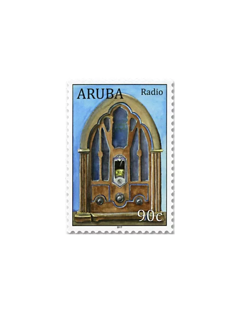n°977 - Timbre ARUBA Poste