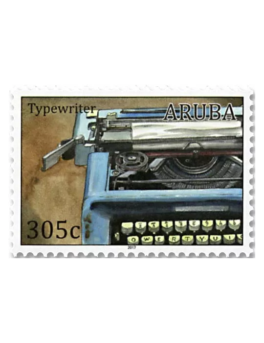 n°977 - Timbre ARUBA Poste