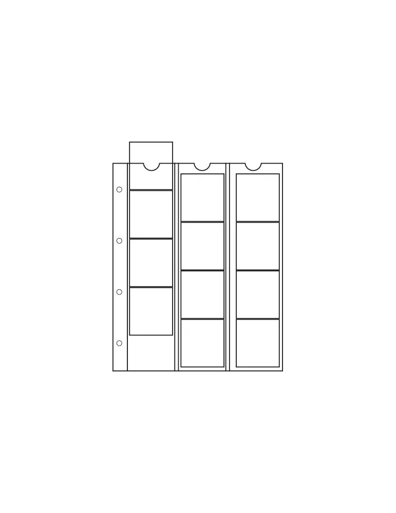 Recharges transparentes OPTIMA 42 (par 5) LEUCHTTURM