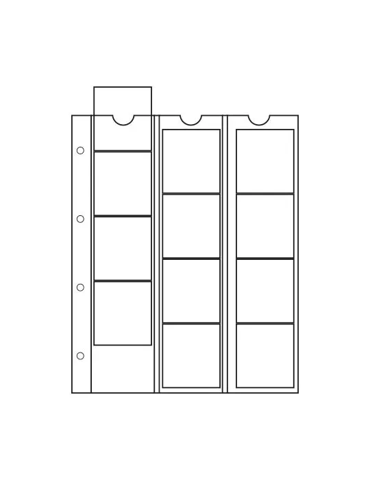 Recharges transparentes OPTIMA 42 (par 5) LEUCHTTURM
