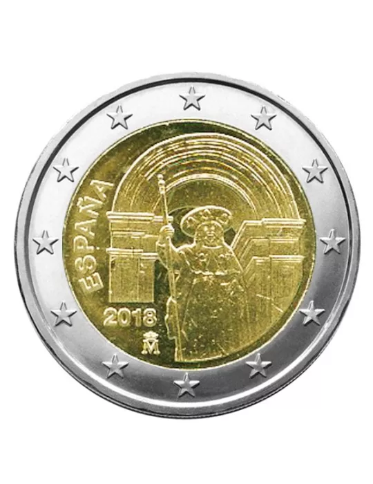 2 EURO COMMEMORATIVE 2018 : ESPAGNE (Saint Jacques de Compostelle)