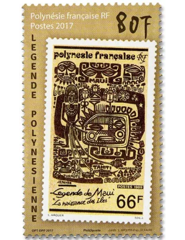 n° 1175 - Timbre Polynésie Poste