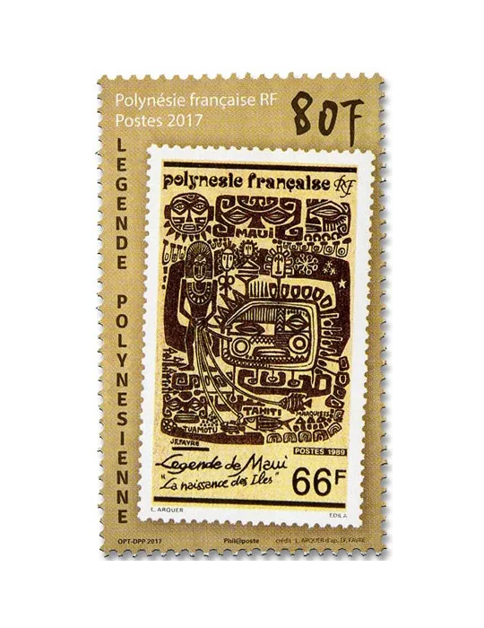 n° 1175 - Timbre Polynésie Poste