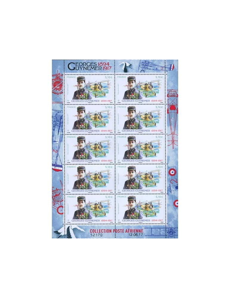 n° F81a - Timbre France Poste aérienne