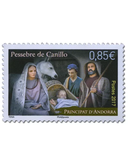 n° 808 - Timbre Andorre Poste