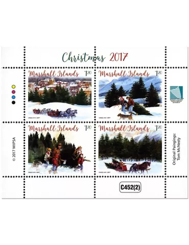 n° 3819/3822 - Timbre MARSHALL Poste