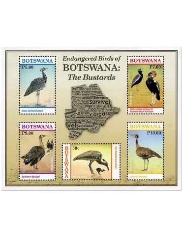 n° 54 - Timbre BOTSWANA Blocs et feuillets