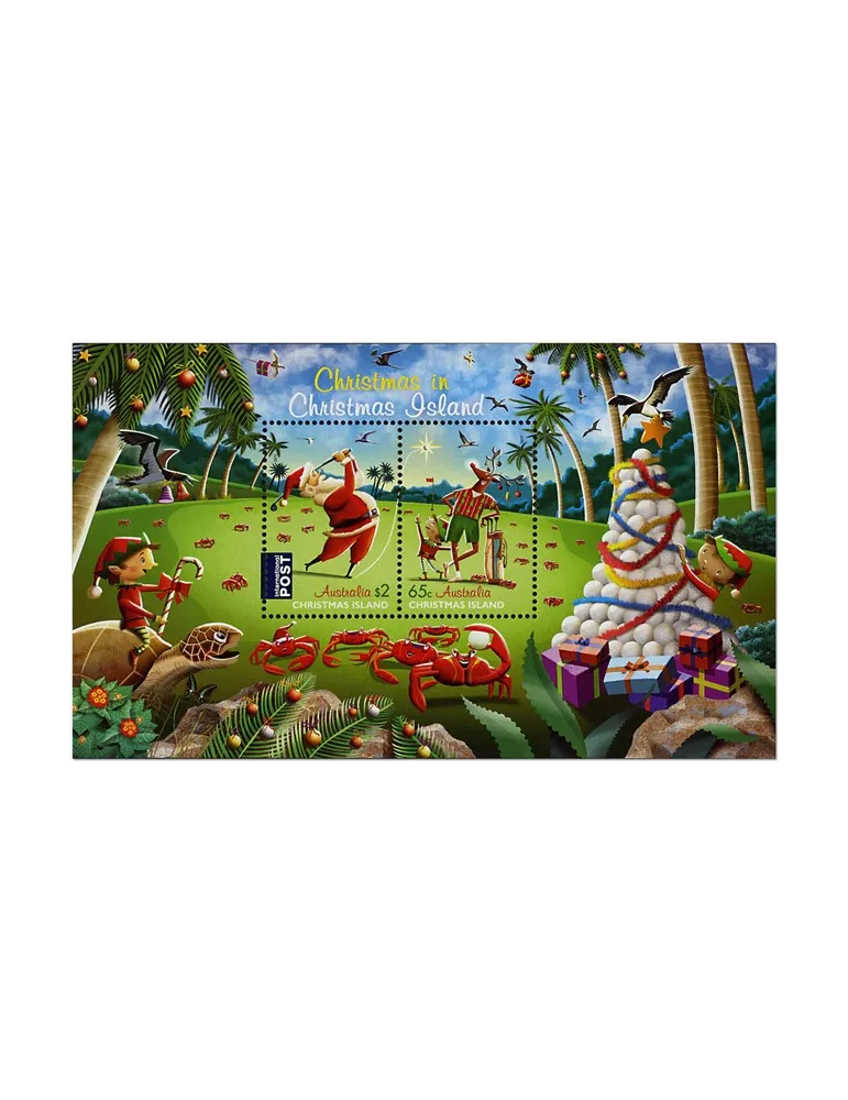 n° 56 - Timbre CHRISTMAS (ILE) Blocs et feuillets