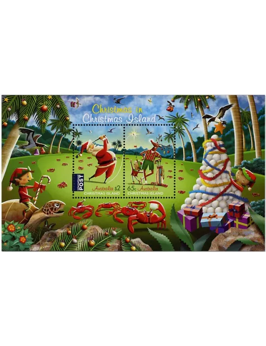 n° 56 - Timbre CHRISTMAS (ILE) Blocs et feuillets