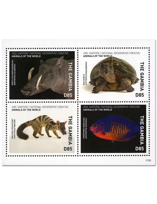 n° 5720/5723 - Timbre GAMBIE Poste