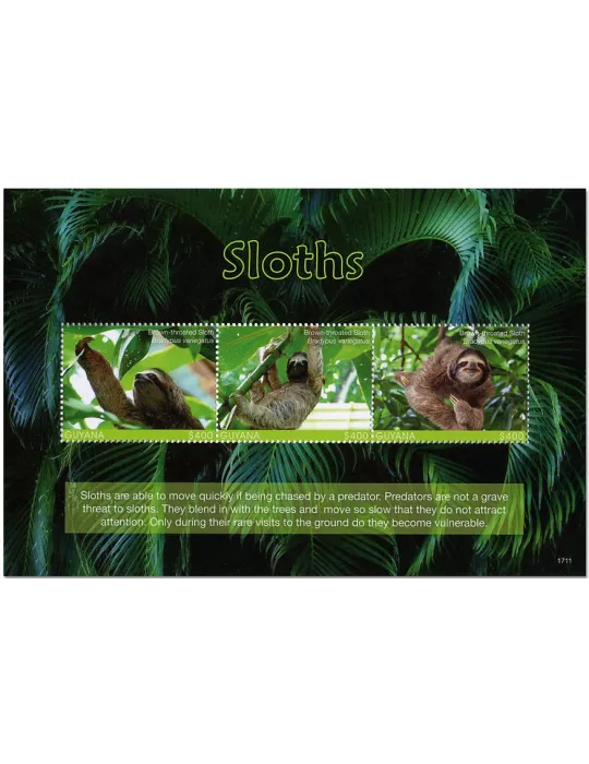 n° 6868/6870 - Timbre GUYANA Poste