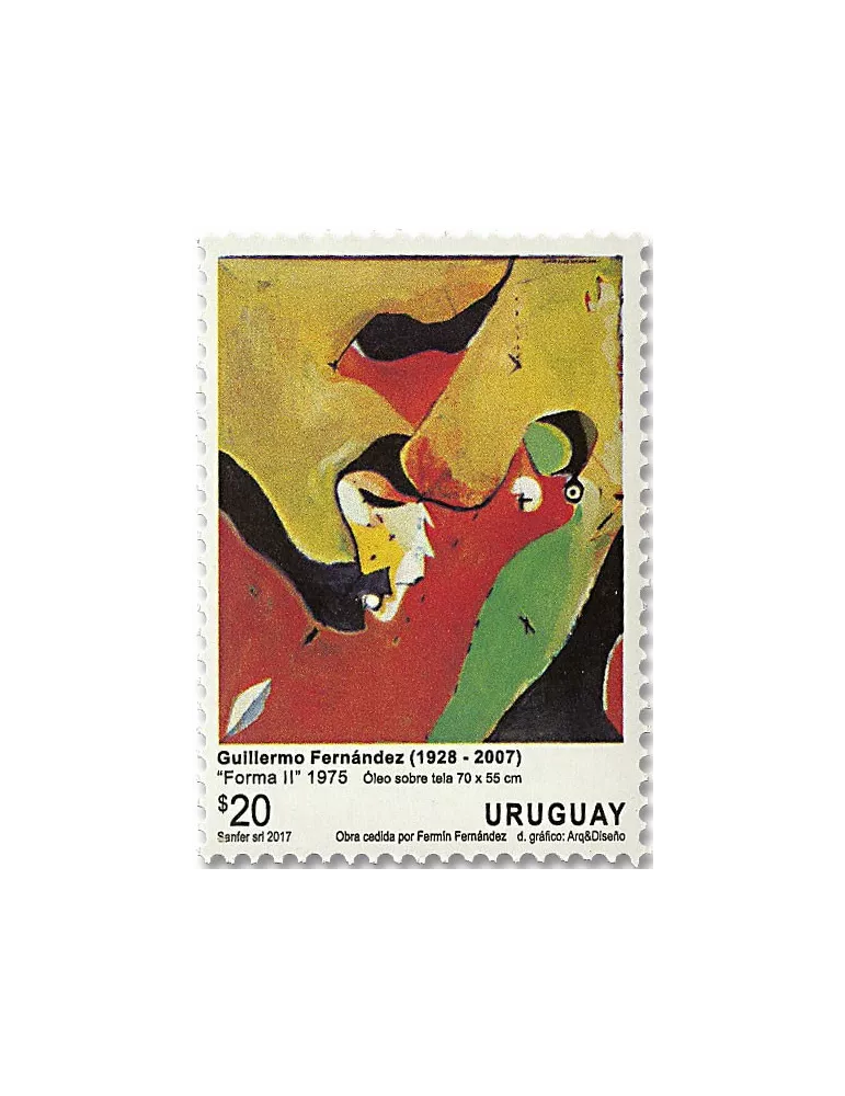 n° 2862 - Timbre URUGUAY Poste