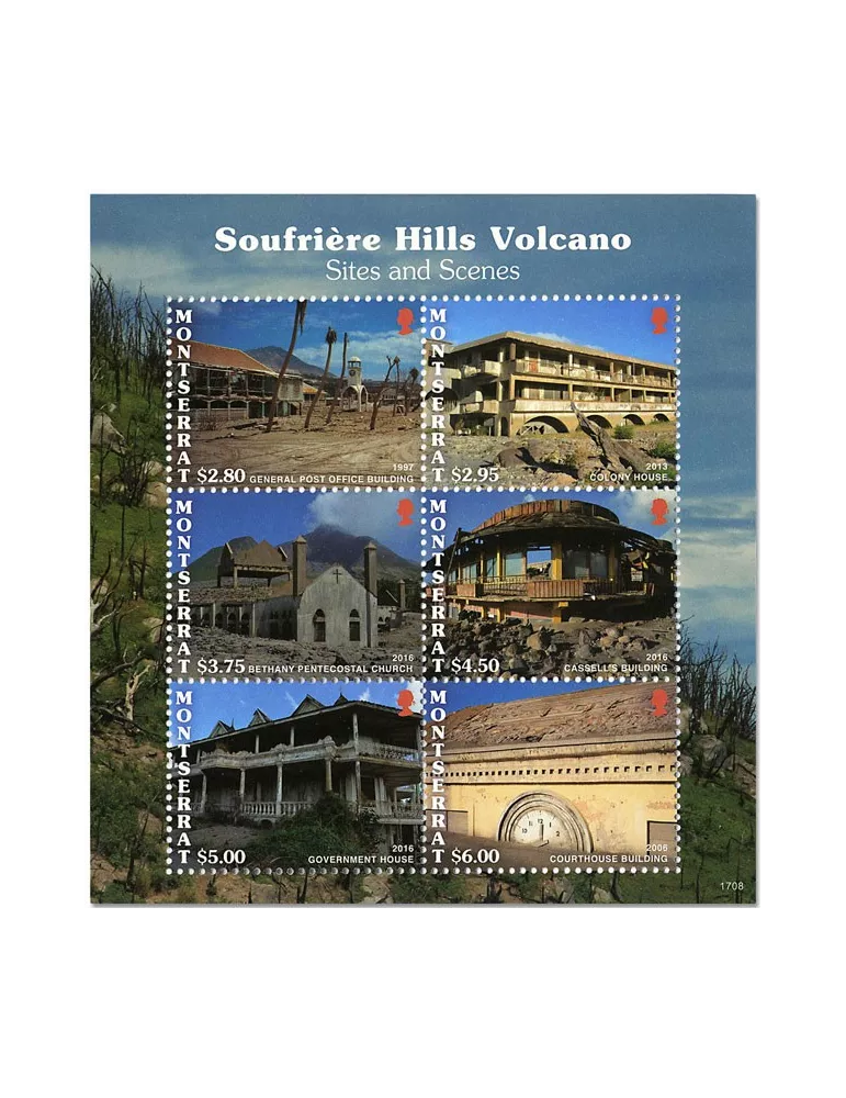 n° 1634/1639 - Timbre MONTSERRAT Poste