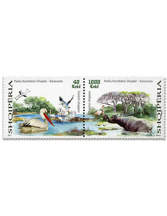 n° 3211/3212 - Timbre ALBANIE Poste