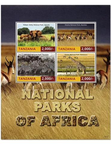 n° 3979F/3979J - Timbre TANZANIE Poste