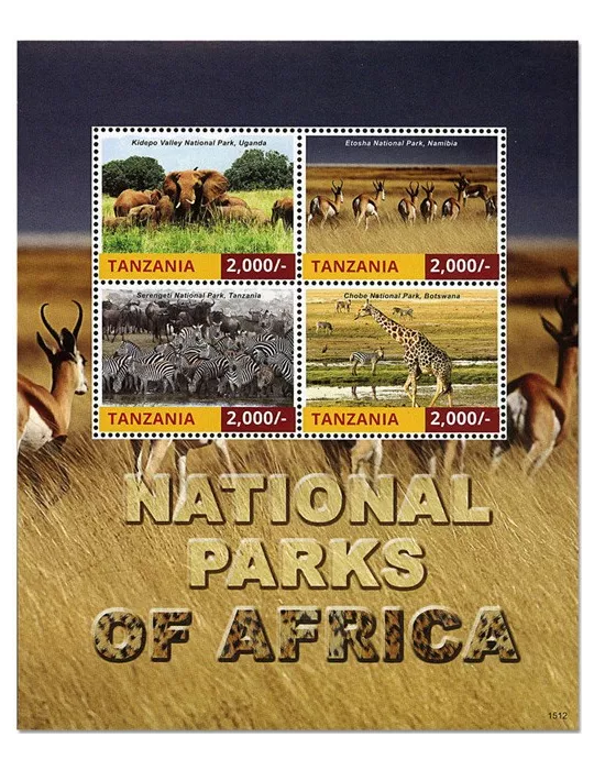 n° 3979F/3979J - Timbre TANZANIE Poste