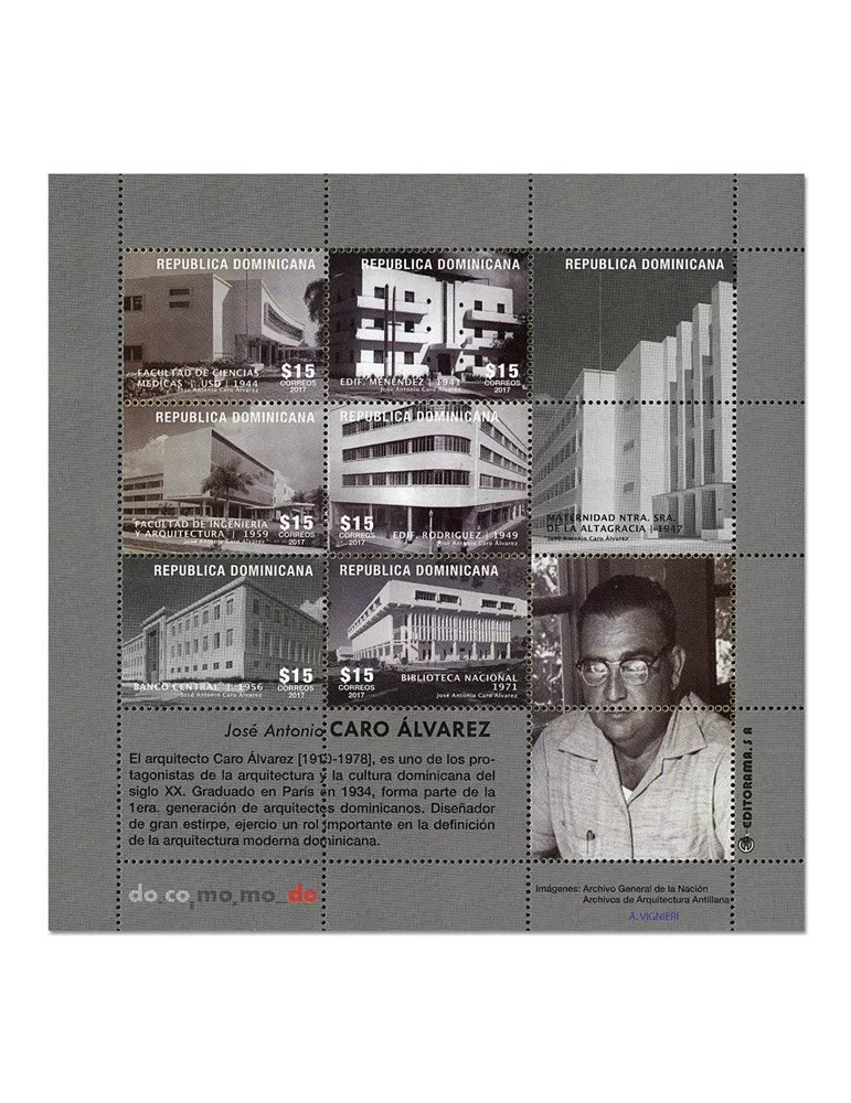 n° 1954/1959 - Timbre DOMINICAINE Poste