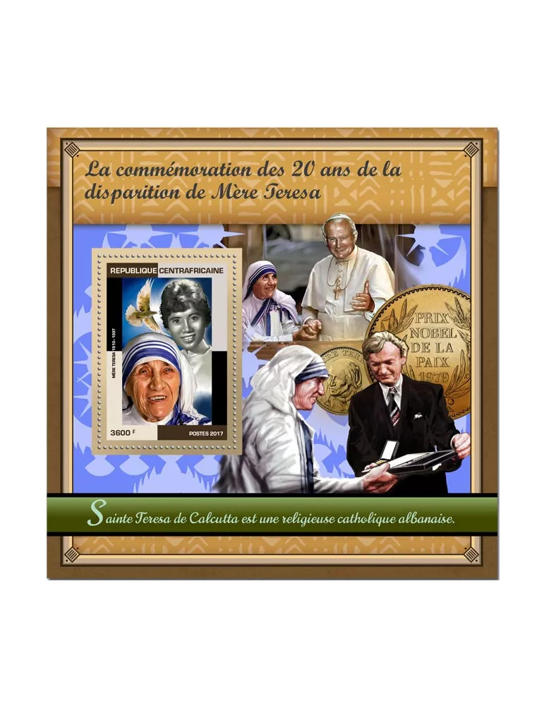 n° 1132 - Timbre CENTRAFRIQUE Blocs et feuillets